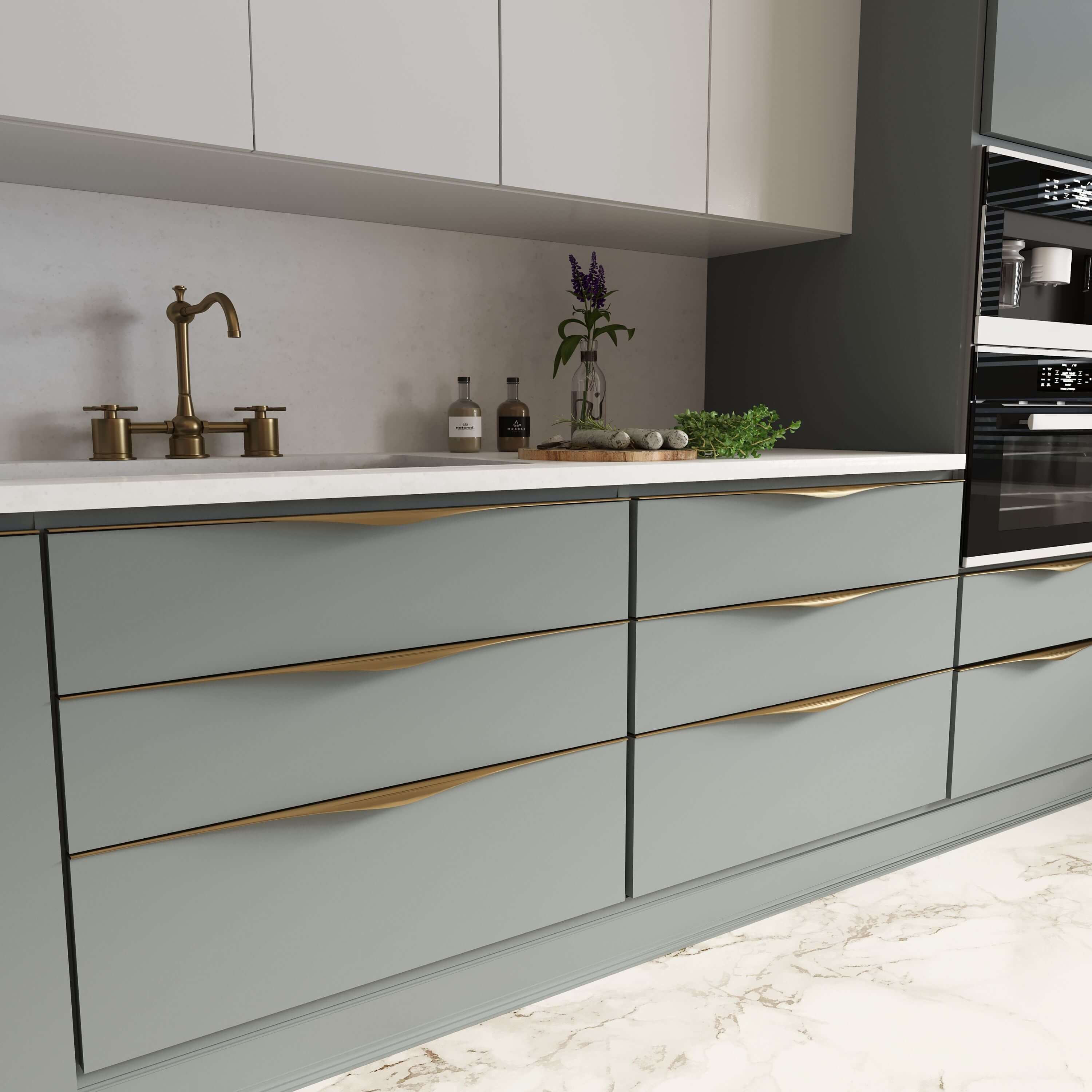 Flybird Interior Profile Handle FB-168-REG/BACK SCREW