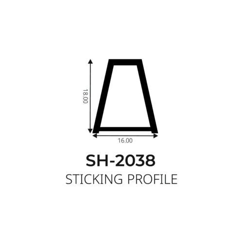 Flybird Interior Aluminium Profile STICKING PROFILE SH-2038