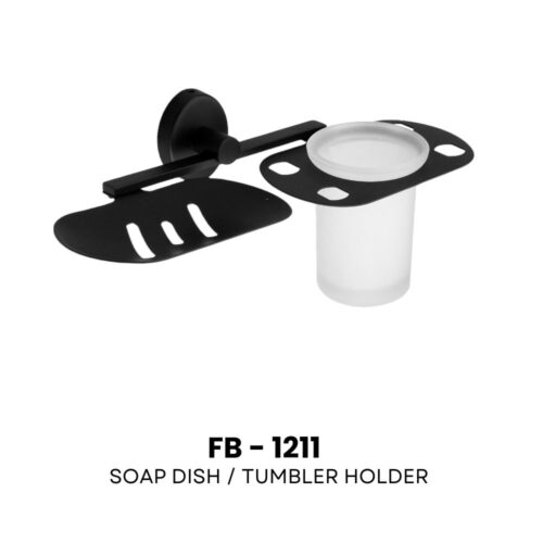 Flybird Interior Bathroom Accessories Soap Dish/Tumbler Holder FB-1211