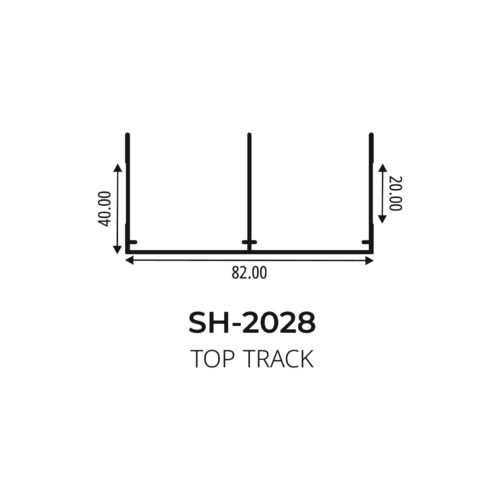 Flybird Interior Aluminium Profile Top Track SH-2028