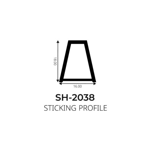 Flybird Interior Aluminium Profile STICKING PROFILE SH-2038