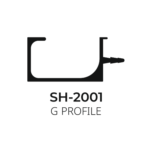 Flybird Interior Aluminium Profile G Profile SH-2001