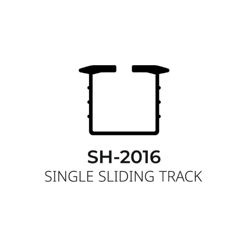 Flybird Interior Aluminium Profile Single Sliding Track SH-2016